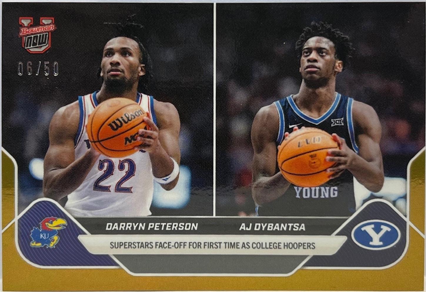Darryn Peterson / AJ Dybantsa [Gold] #65