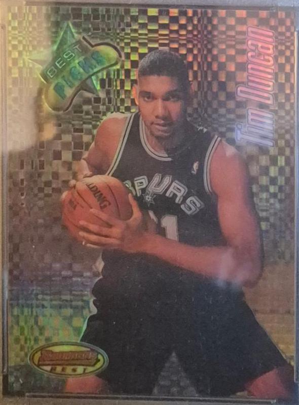 Tim Duncan [Refractor] Best Picks Psa8 #BP8