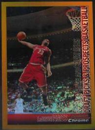 LeBron James [Chrome Gold Refractor] #23