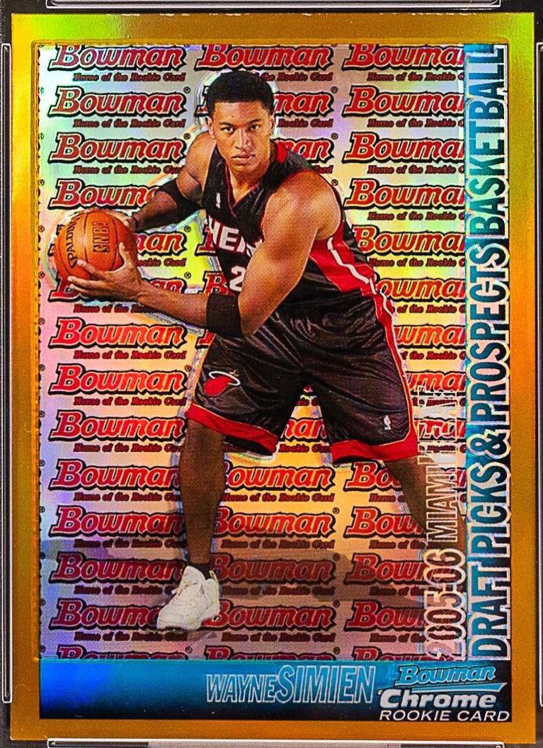 Wayne Simien [Chrome Gold Refractor] #115
