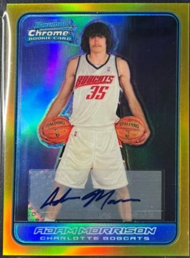 Adam Morrison [Chrome Gold Ref. Auto.] #160