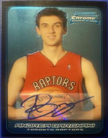 Andrea Bargnani [Chrome Autograph] #156