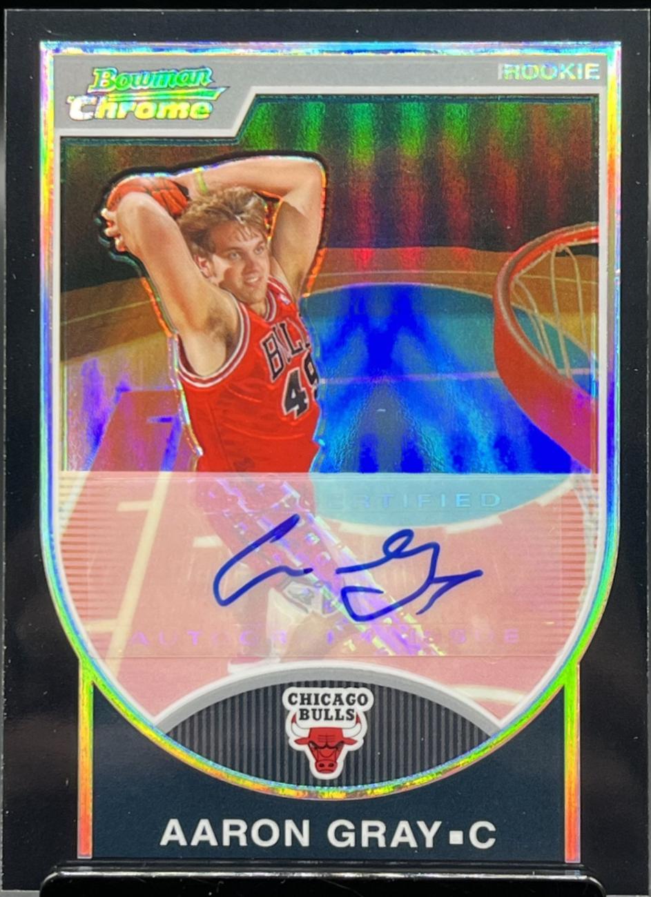 Aaron Gray [Refractor Autograph] #144