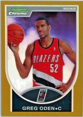 Greg Oden [Gold Refractor] #152