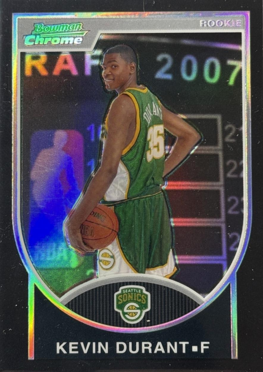 Kevin Durant [Black Refractor] #111