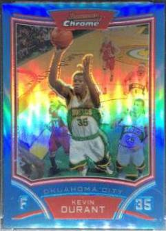 Kevin Durant [Blue Refractor] #69