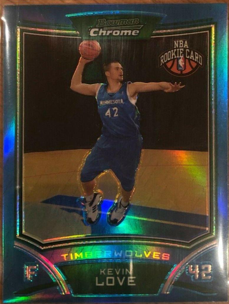 Kevin Love [Blue Refractor] #115