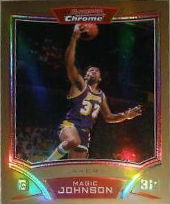 Magic Johnson [Gold Refractor] #104