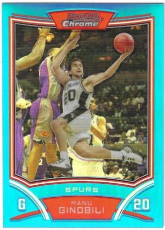 Manu Ginobili [Blue Refractor] #62