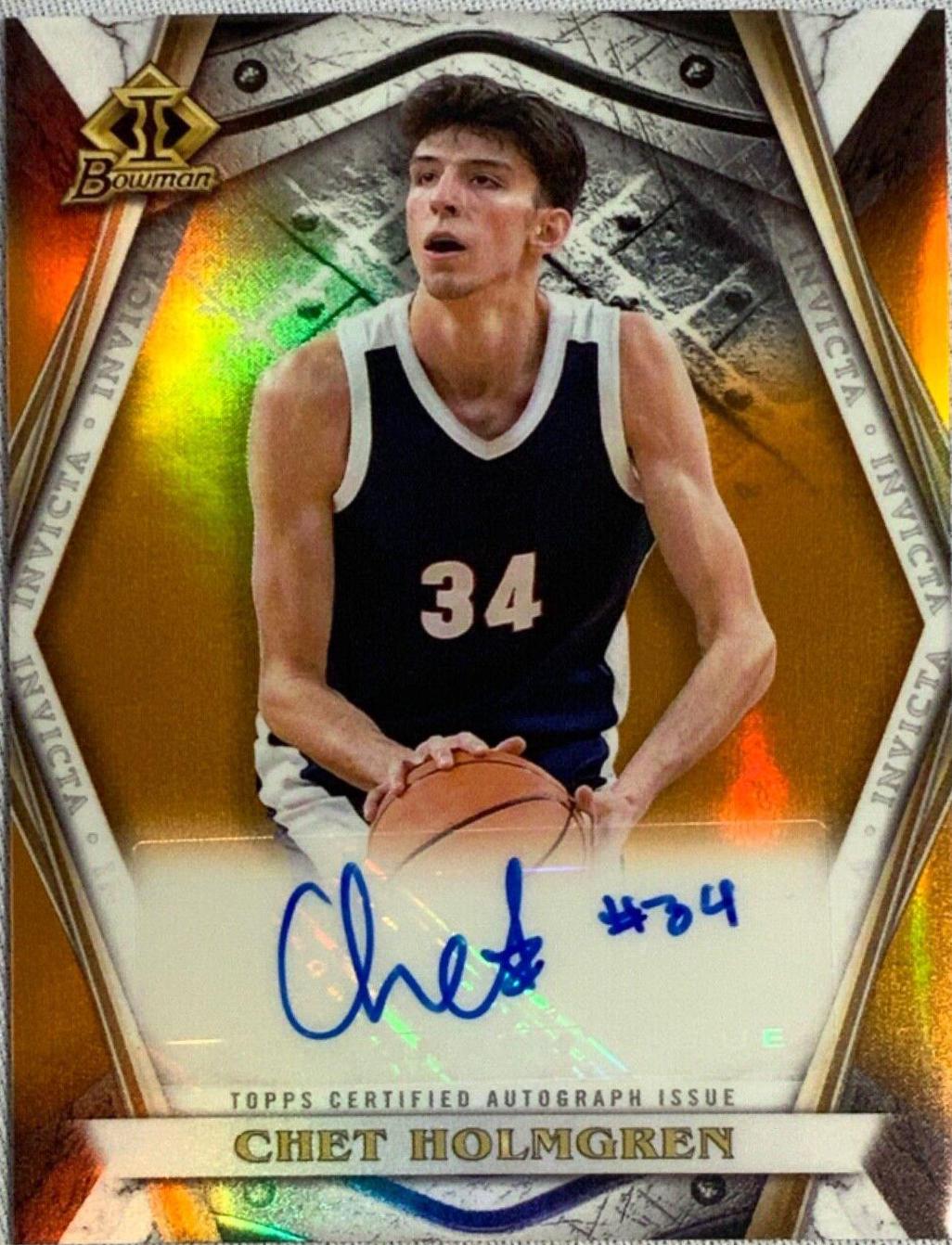 Chet Holmgren [Orange] #BIA-CH