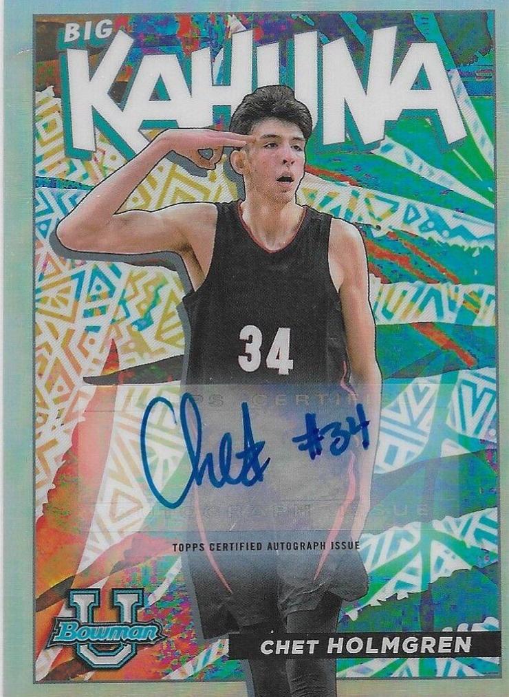 Chet Holmgren [Autograph] #BK-2