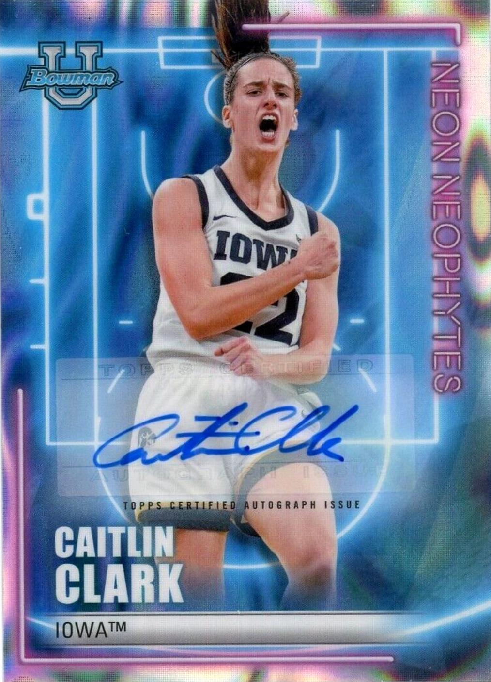 Caitlin Clark [Autograph Lava] #NN-3