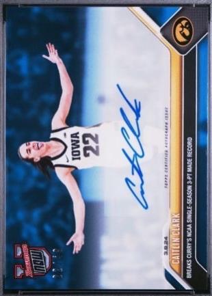 Caitlin Clark [Autograph Blue] #63C