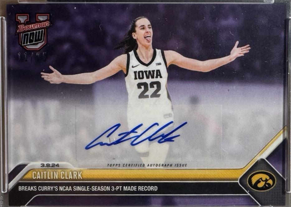 Caitlin Clark [Autograph Purple] #63D