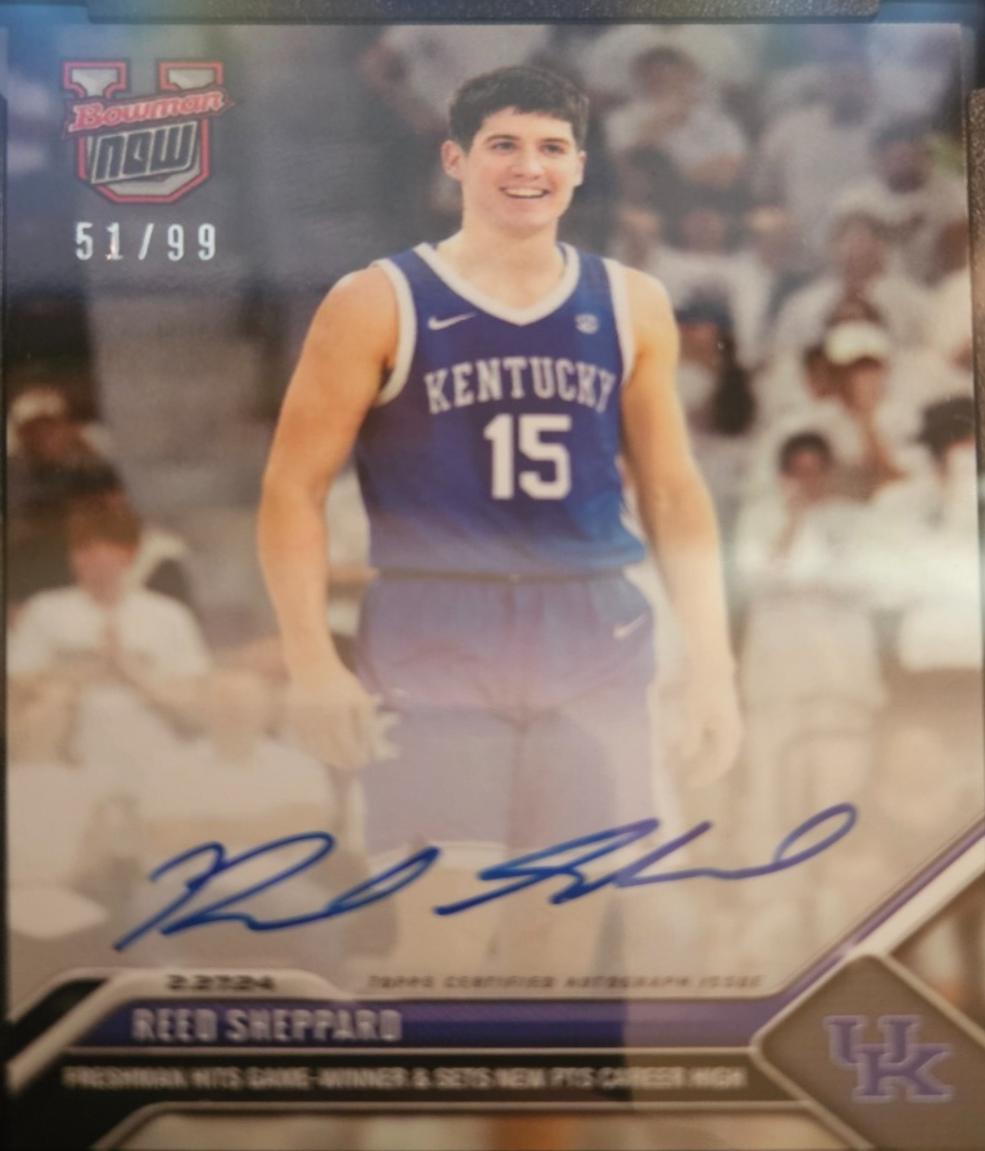 Reed Sheppard [Autograph Full Color] #58A