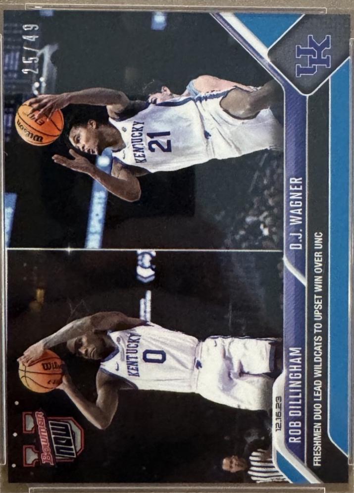 Rob Dillingham / D.J. Wagner [Blue] #21