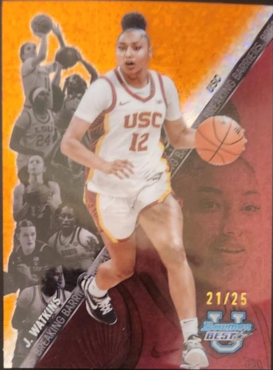 Juju Watkins [Orange Mini-Diamond Refractor] #BB-1