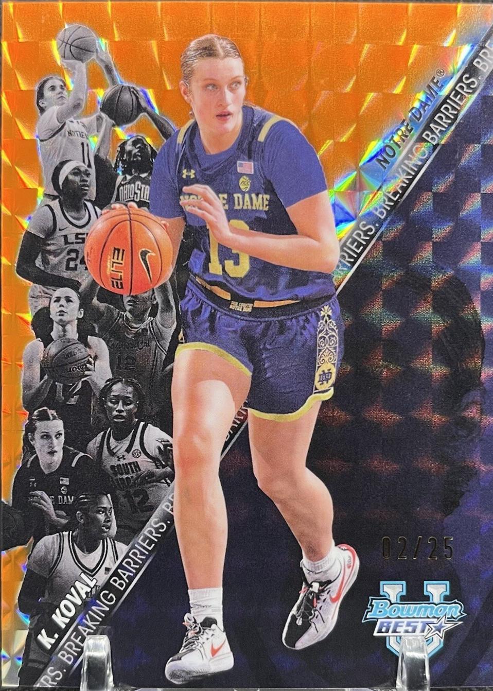 Kate Koval [Orange Geometric Refractor] #BB-5