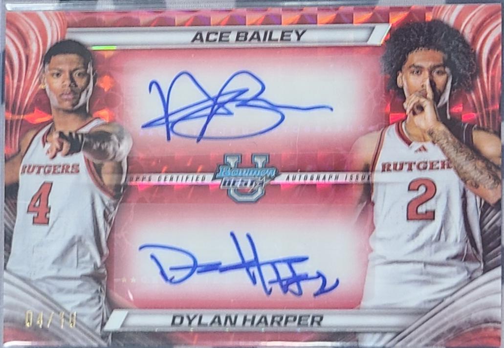 Dylan Harper / Ace Bailey [Black Refractor] #DRA-AD