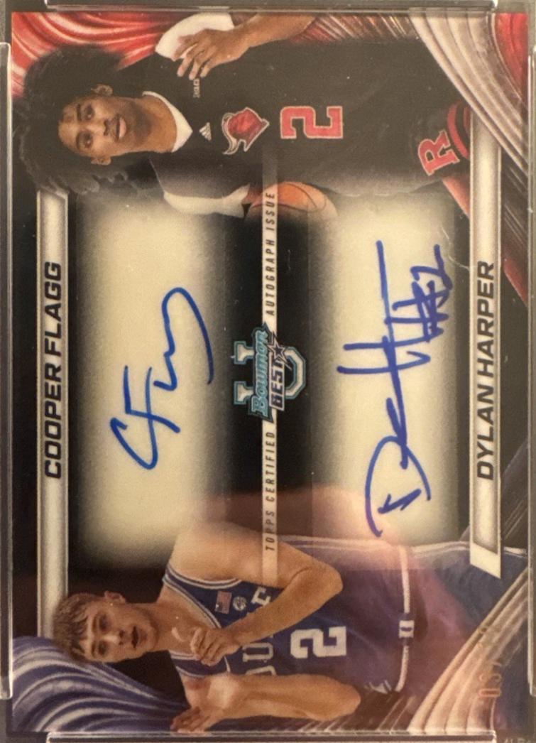 Dylan Harper / Cooper Flagg [Black Refractor] #DRA-CD