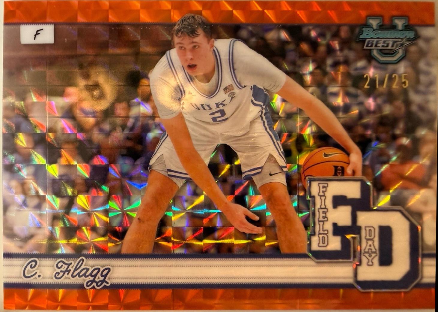 Cooper Flagg [Orange Mini-Diamond Refractor] #FD-1