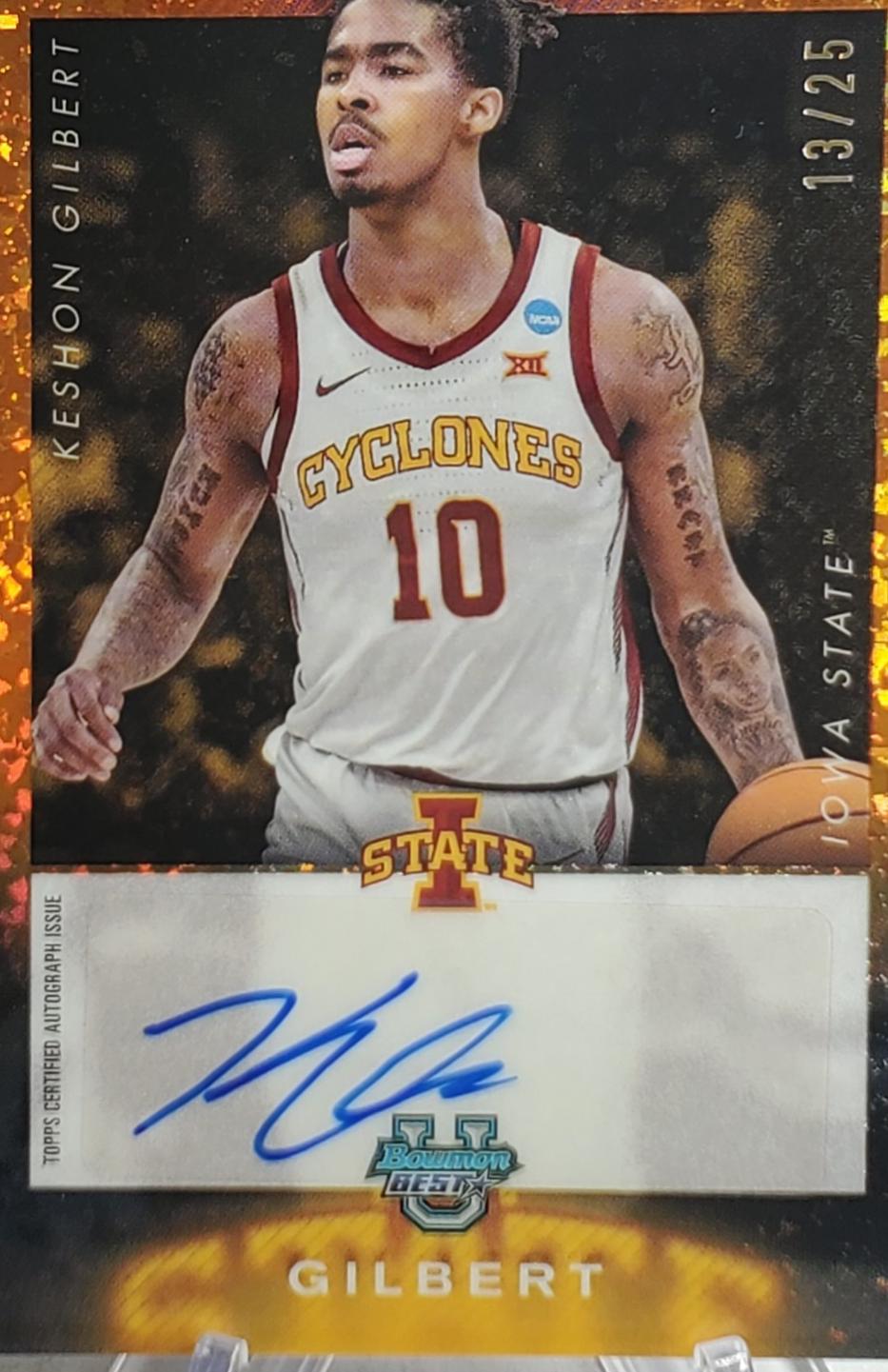 Keshon Gilbert [Orange Mini-Diamond Refractor] #ISO-KG