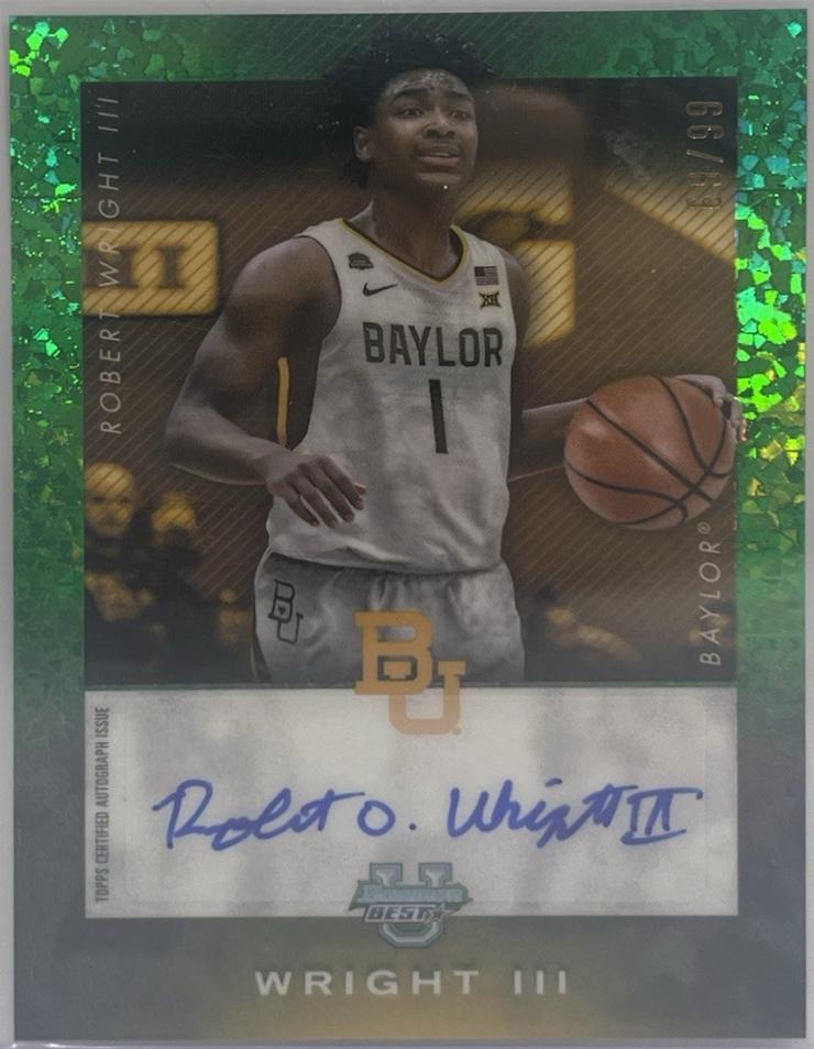 Robert Wright III [Green Mini-Diamond Refractor] #ISO-RW