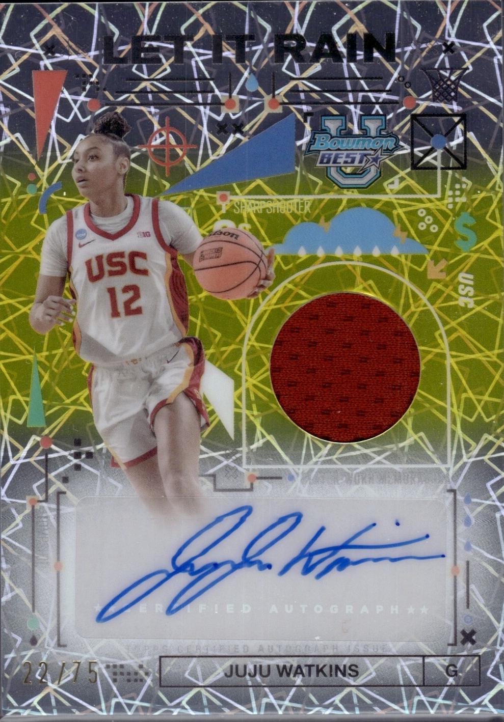 Juju Watkins [Yellow Lazer Refractor] #LRRA-JW