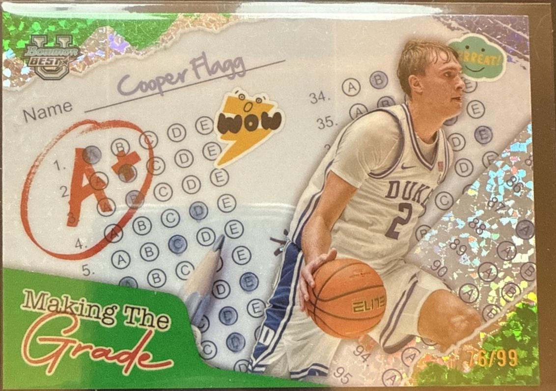Cooper Flagg [Green Mini-Diamond Refractor] #MG-1