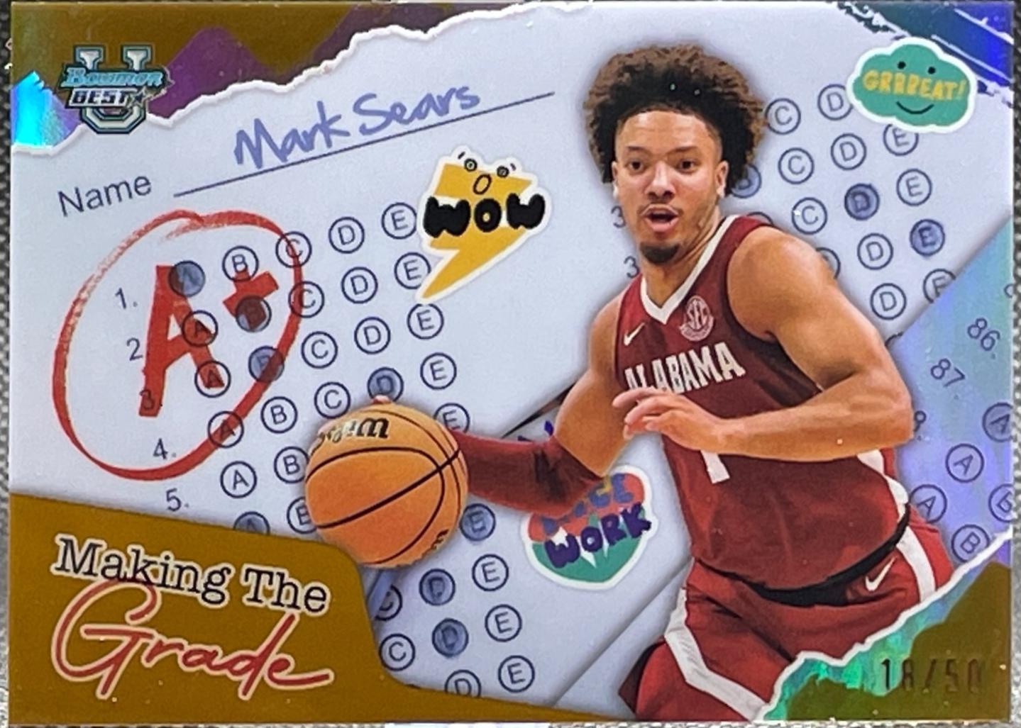 Mark Sears [Gold Refractor] #MG-15