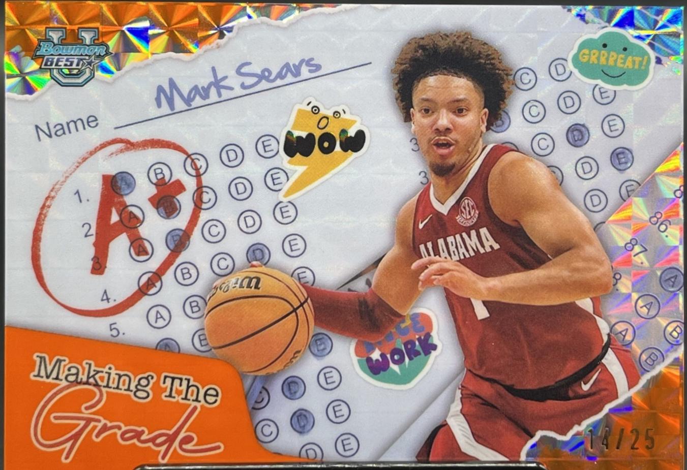 Mark Sears [Orange Geometric Refractor] #MG-15