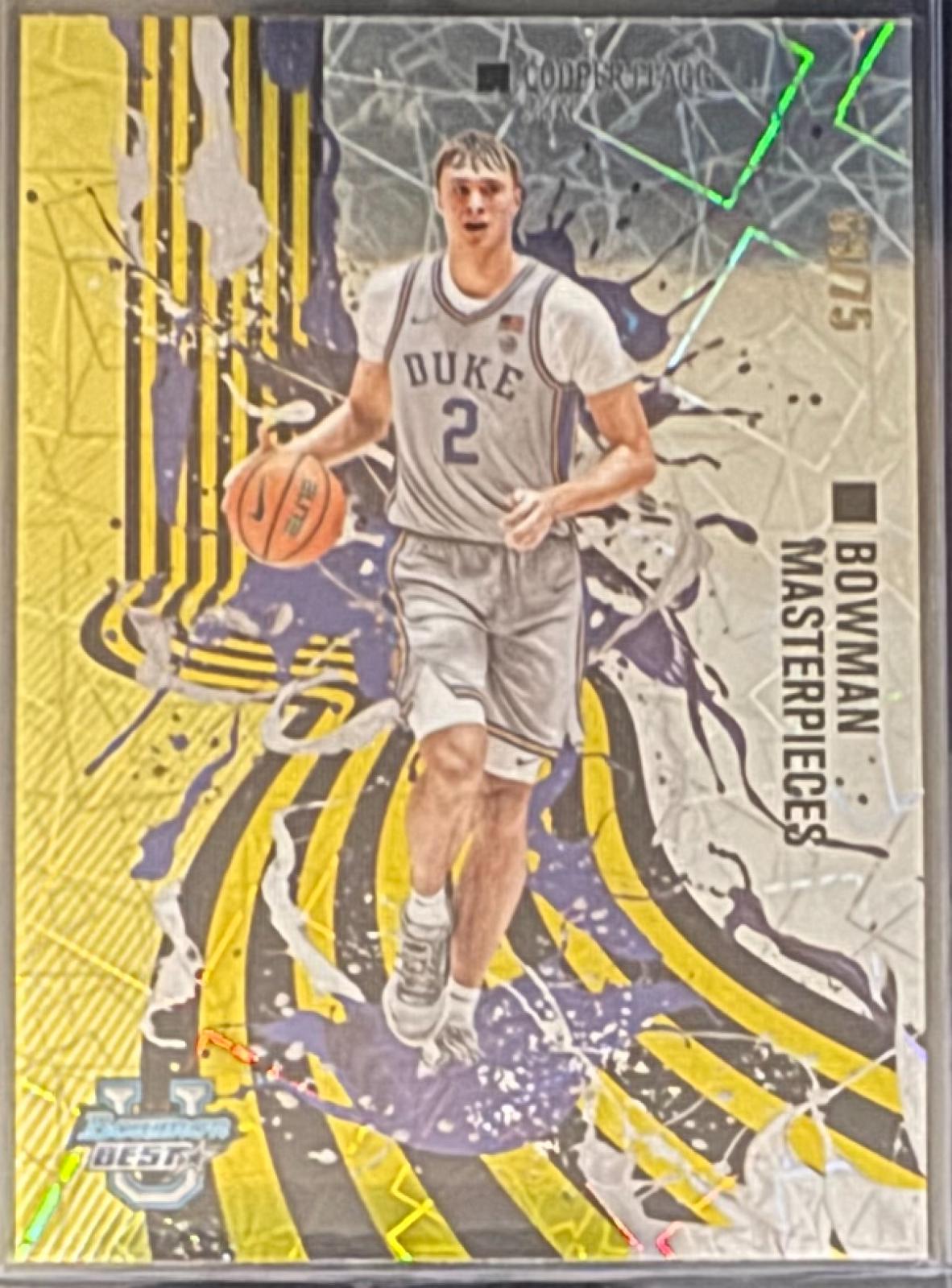 Cooper Flagg [Yellow Lazer Refractor] #BM-1