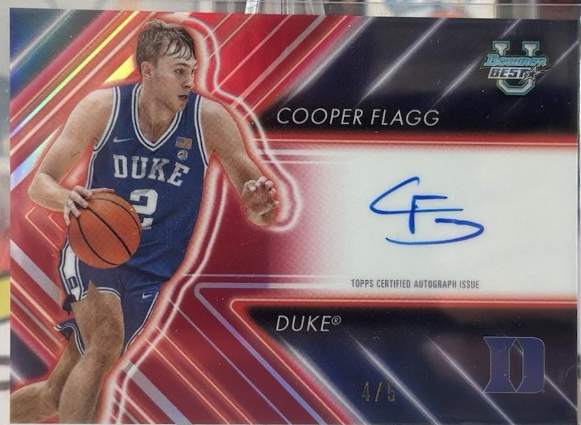 Cooper Flagg [Red Refractor] #PAA-CF