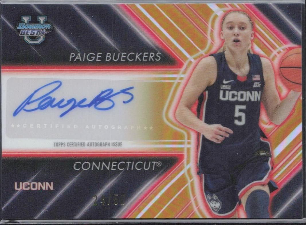 Paige Bueckers [Gold Refractor] #PAA-PB