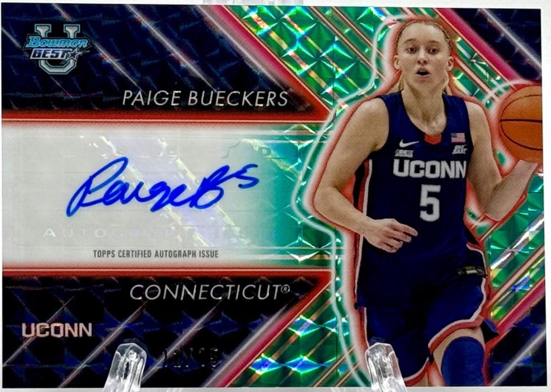Paige Bueckers [Teal Geometric Refractor] #PAA-PB