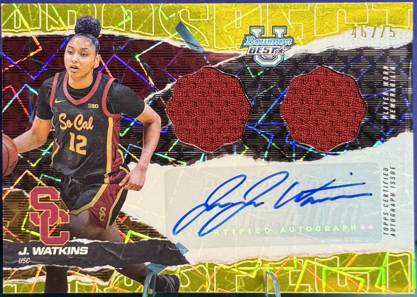 Juju Watkins [Yellow Lazer Refractor] #PDRA-JW
