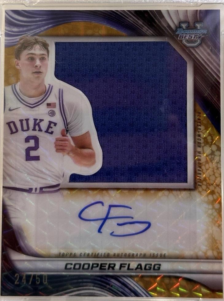 Cooper Flagg [Gold Refractor] #PJRA-CF