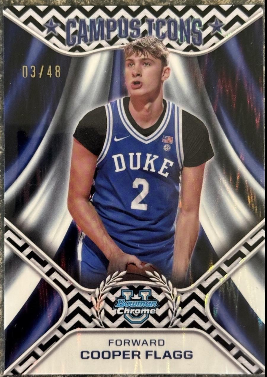 Cooper Flagg [Black White Stealth Refractor] #CI-1