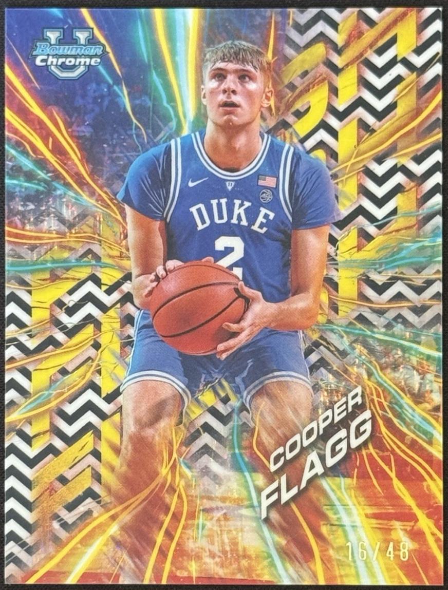 Cooper Flagg [Black White Stealth Refractor] #FL-1