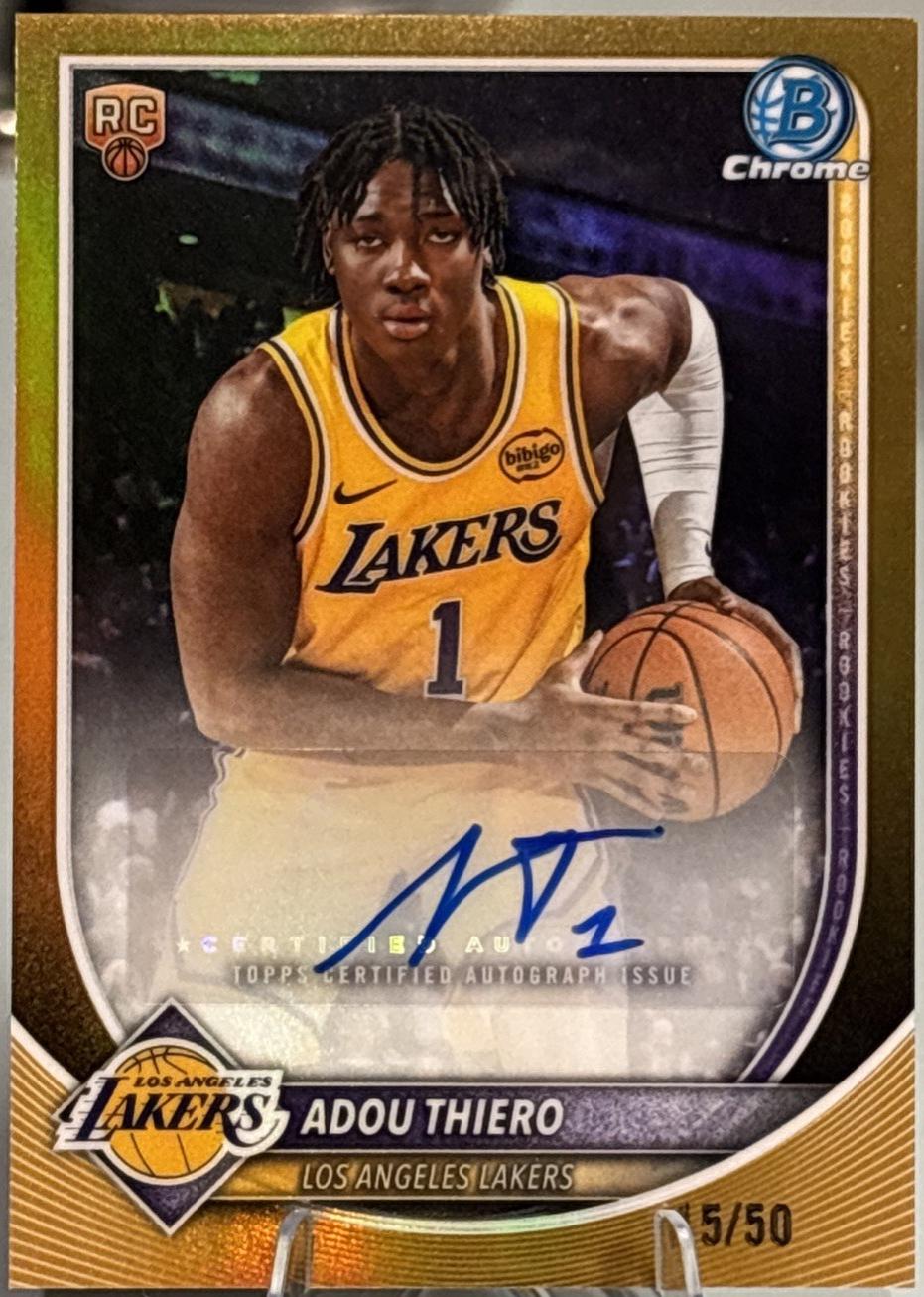 Adou Thiero [Gold Refractor] #BCA-AT