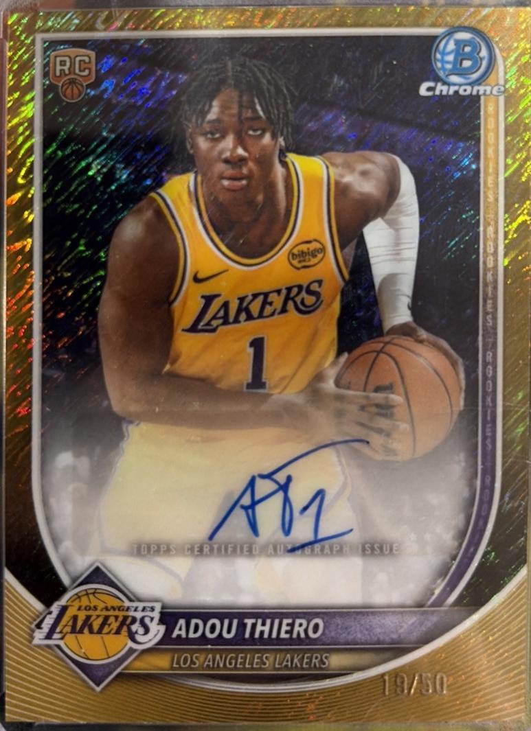 Adou Thiero [Gold Shimmer Refractor] #BCA-AT