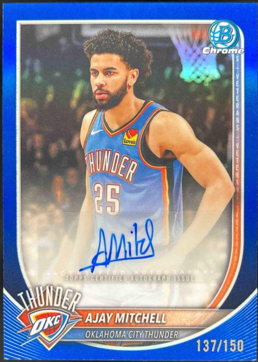 Ajay Mitchell [Blue Refractor] #BCA-AL