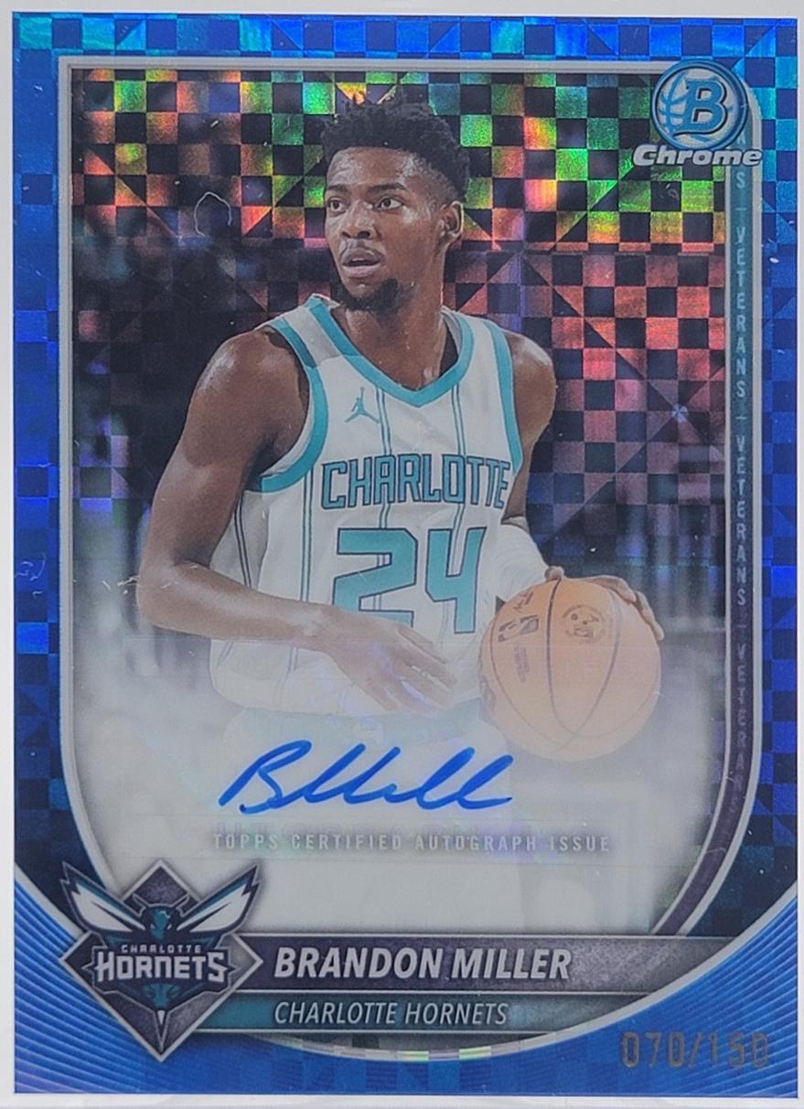 Brandon Miller [Blue X-Fractor] #BCA-BM