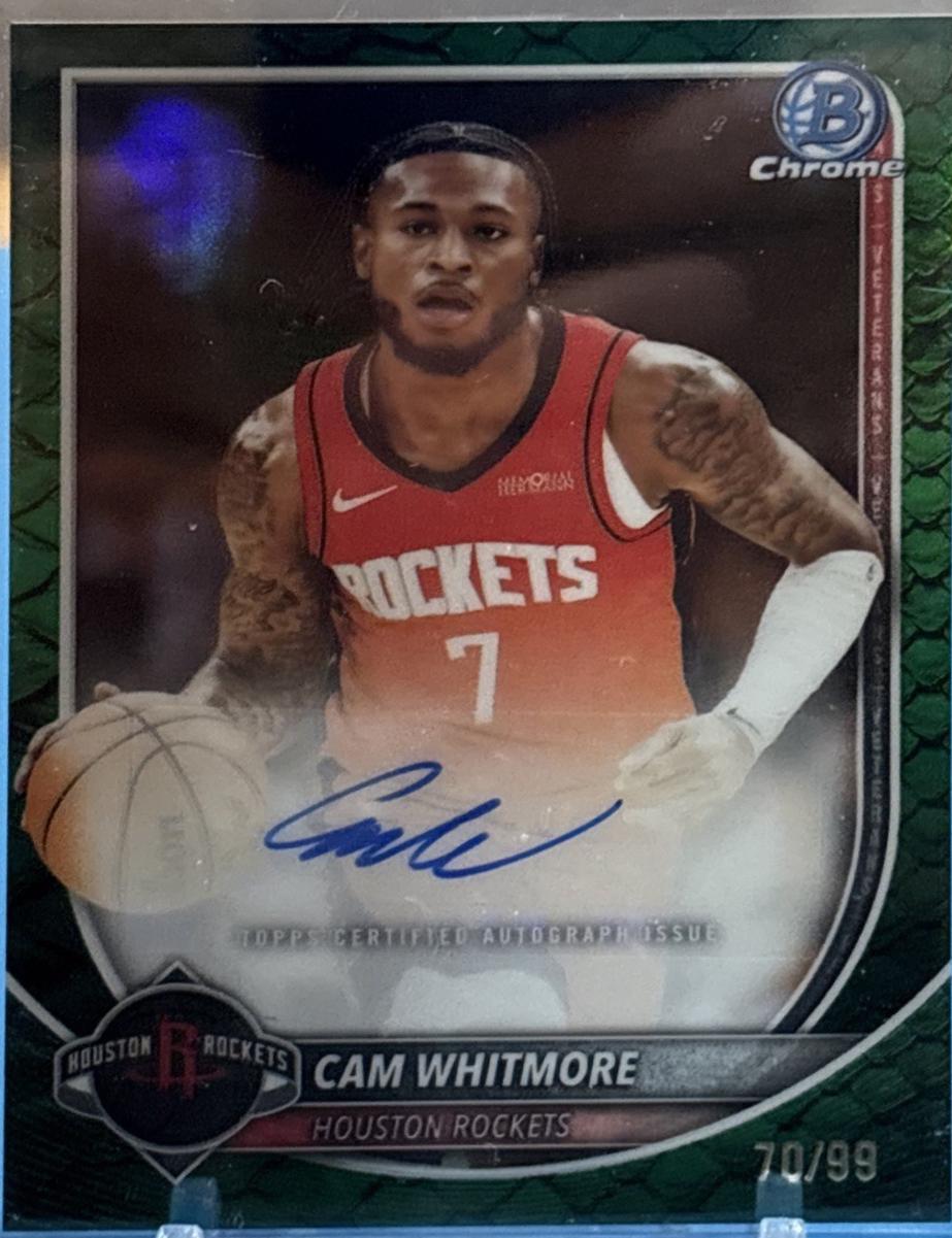 Cam Whitmore [Reptilian Green Refractor] #BCA-CW