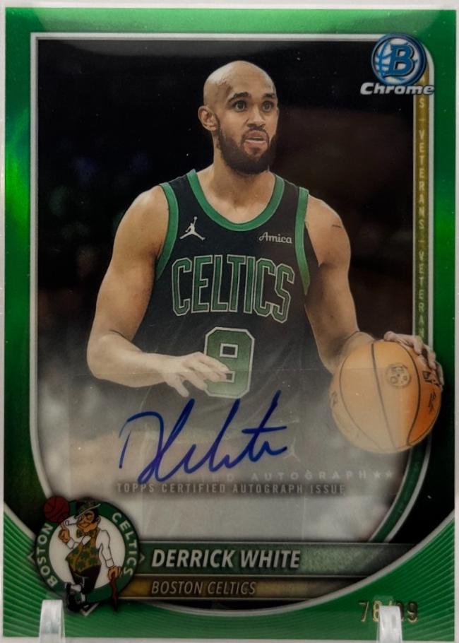 Derrick White [Reptilian Green Refractor] #BCA-DI