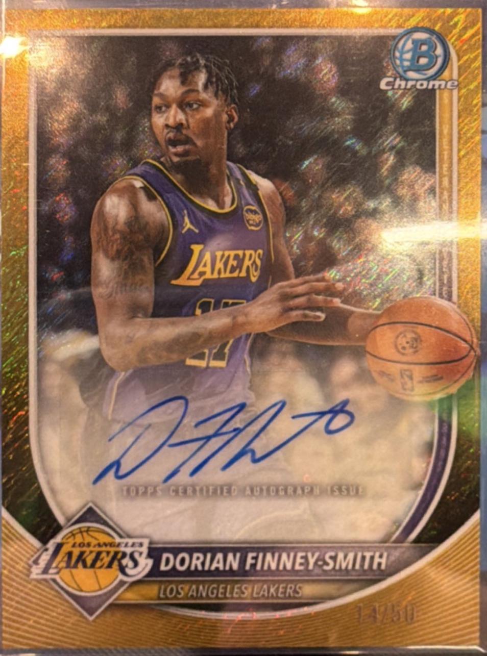 Dorian Finney-Smith [Gold Refractor] #BCA-DFS
