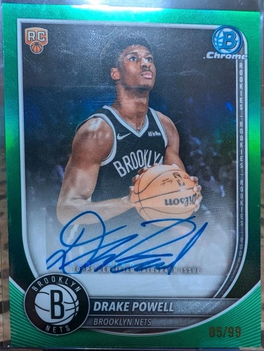 Drake Powell [Reptilian Green Refractor] #BCA-DP
