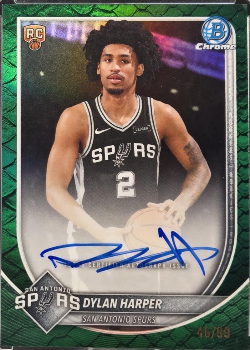 Dylan Harper [Reptilian Green Refractor] #BCA-DH