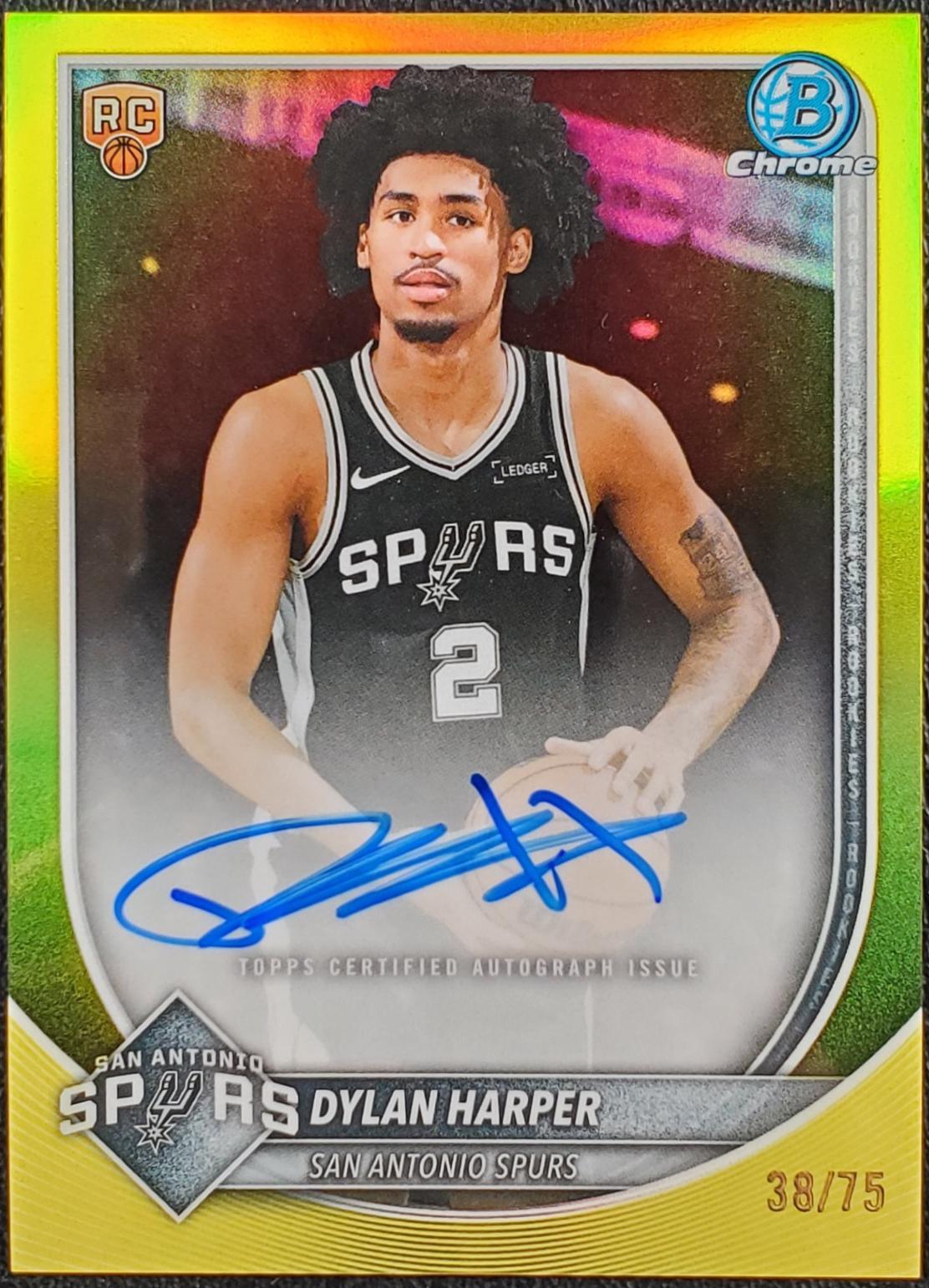 Dylan Harper [Yellow Refractor] #BCA-DH