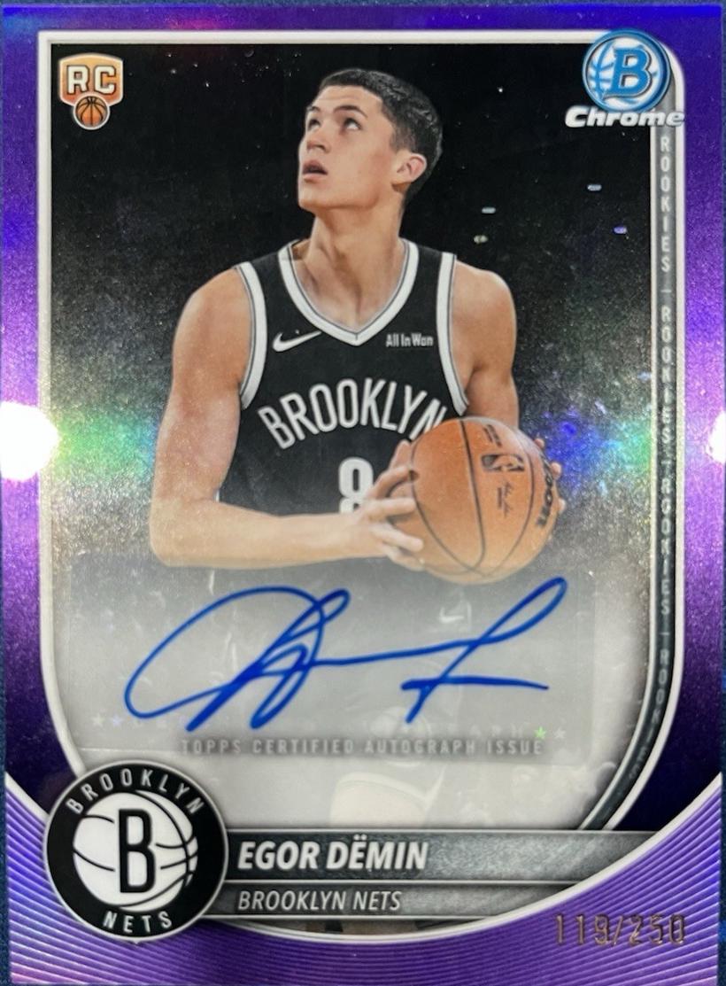 Egor Demin [Purple Refractor] #BCA-ED